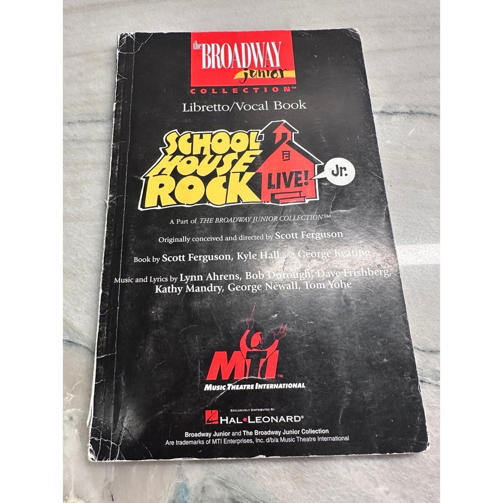 Schoolhouse Rock Live Jr. Broadway junior collection Hal Leonard musical theatre